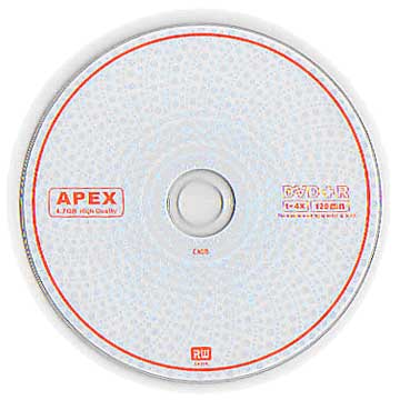 APEX/DVD+R/4.7GB/16X/GL(250J)gٹf]